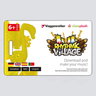 Rhythmic Village Set (App) mit Drum Sticks