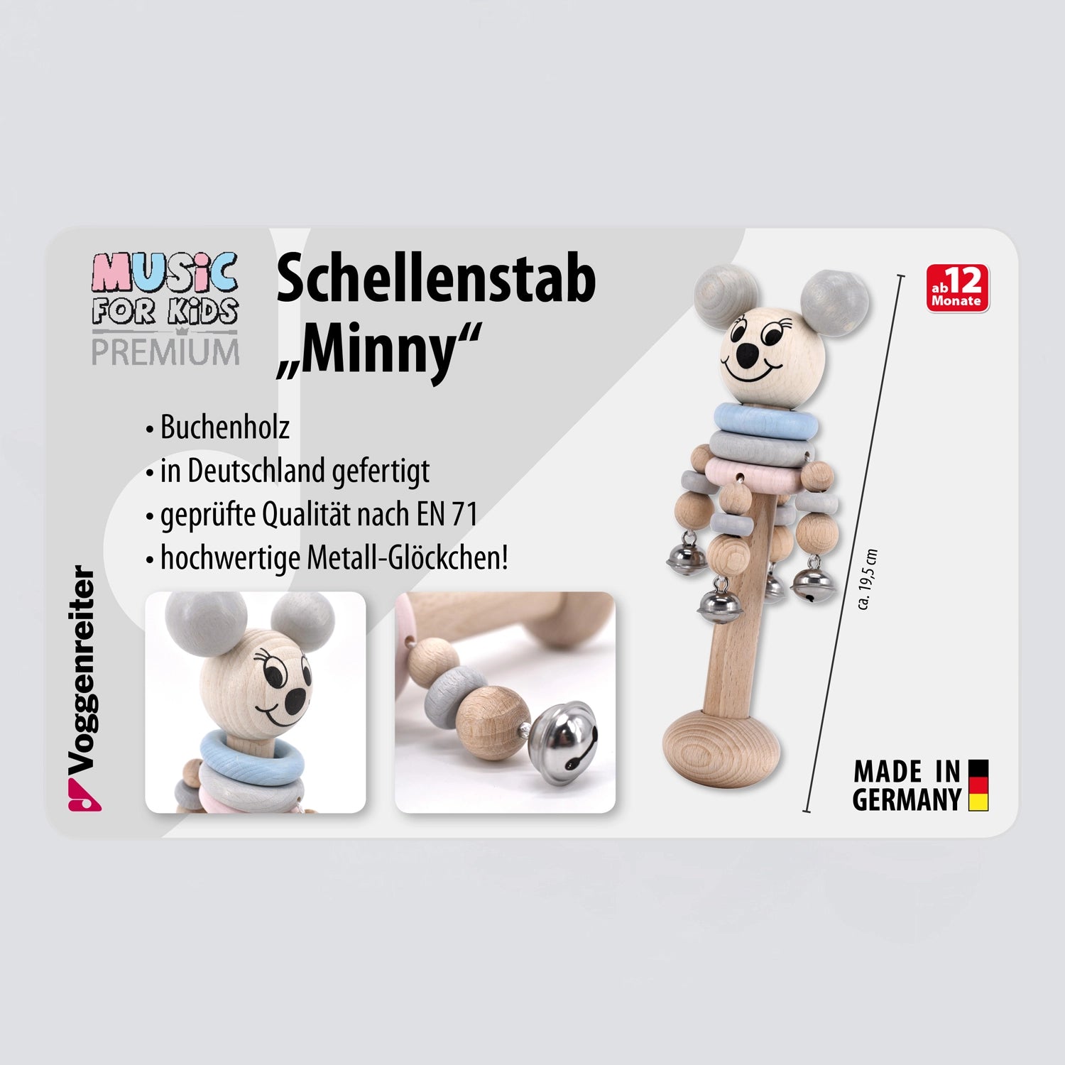 Schellenstab "Minny"