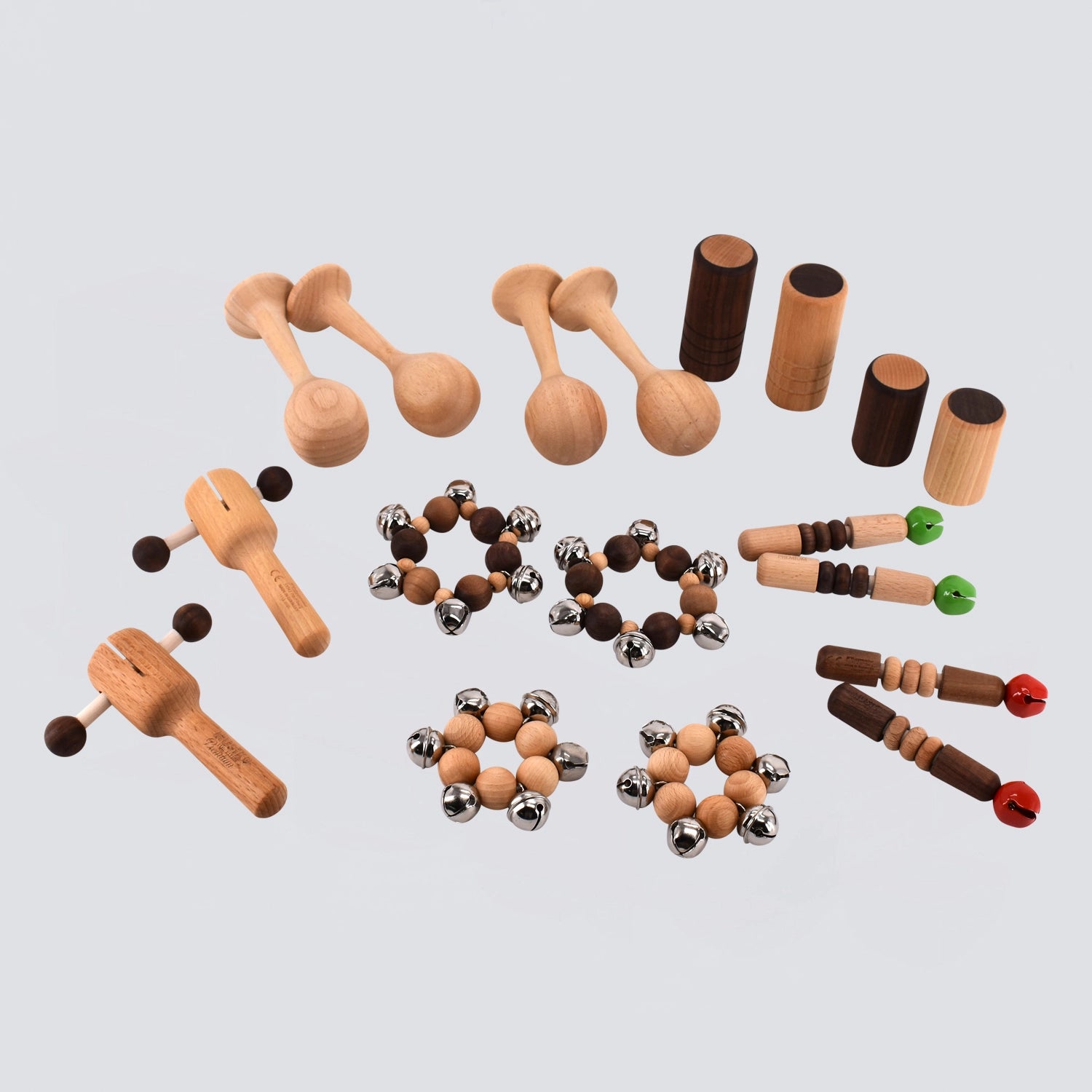 Holz-Percussion-Set für die Krabbelgruppe