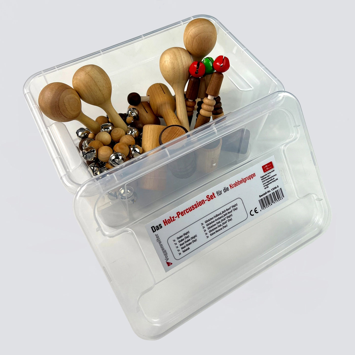 Holz-Percussion-Set für die Krabbelgruppe