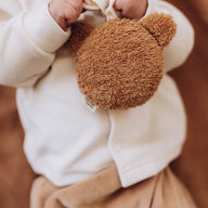 Wooly Organic Schnullerhalter Teddy