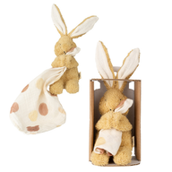 Wooly Organic Kleiner Hase mit Schmusetuch