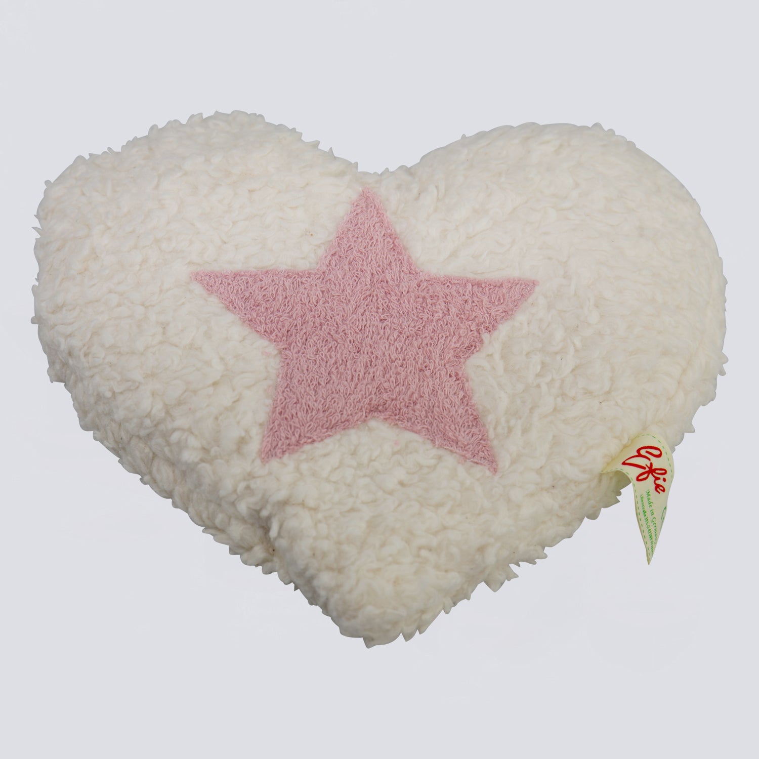 Efie Wärmekissen Stern rosa mit Kirschkern- oder Dinkel-Inlett