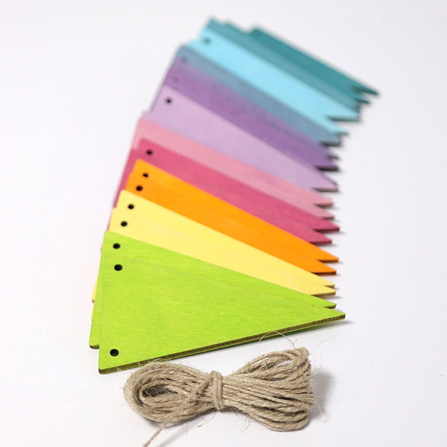 Grimm's Wimpelkette Pastell