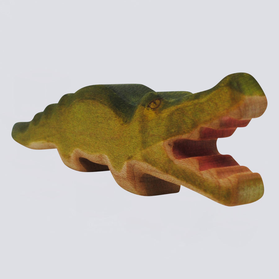 Holzwald Holzfigur Krokodil