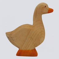 Holzwald Holzfigur Gans