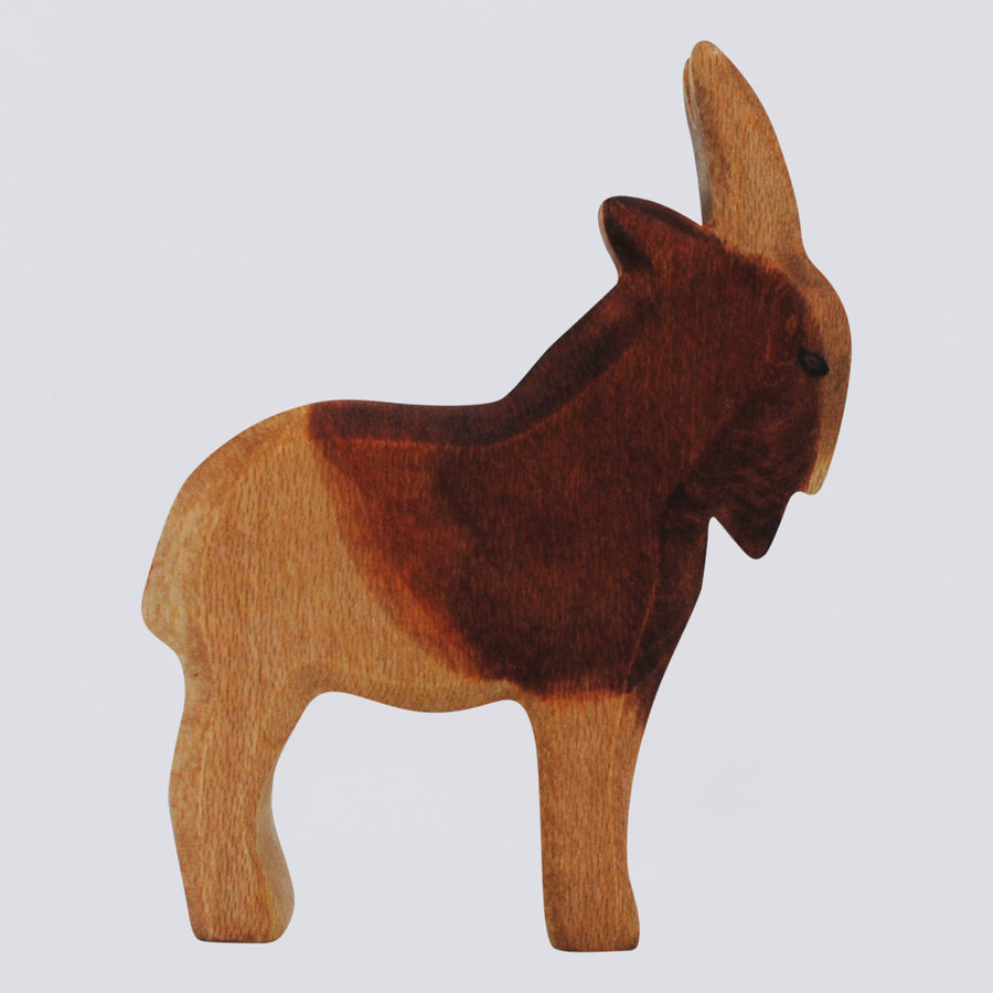 Holzwald Holzfigur Ziegenbock