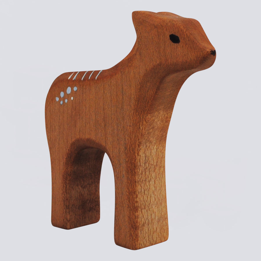 Holzwald Holzfigur Reh