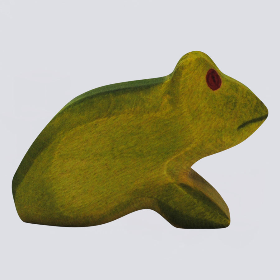 Holzwald Holzfigur Frosch