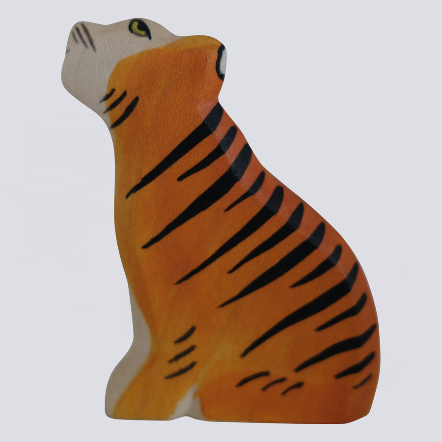 Holzwald Holzfigur Tiger klein