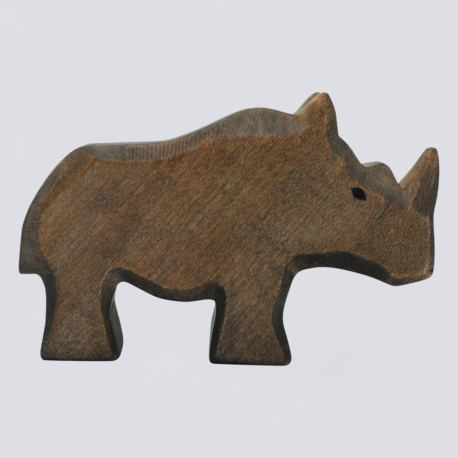 Holzwald Holzfigur Nashorn