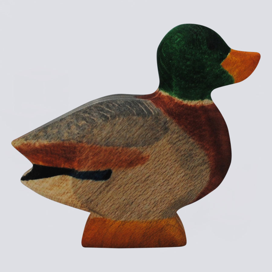 Holzwald Holzfigur Erpel