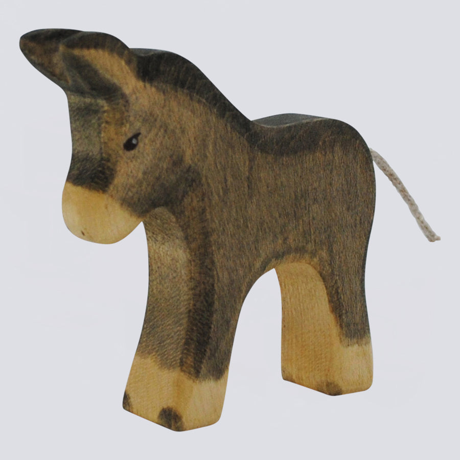Holzwald_Holzfigur_Esel_klein_1965_01