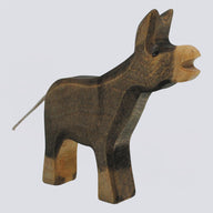 Holzwald_Holzfigur_Esel_klein_kopf_hoch_1972_02