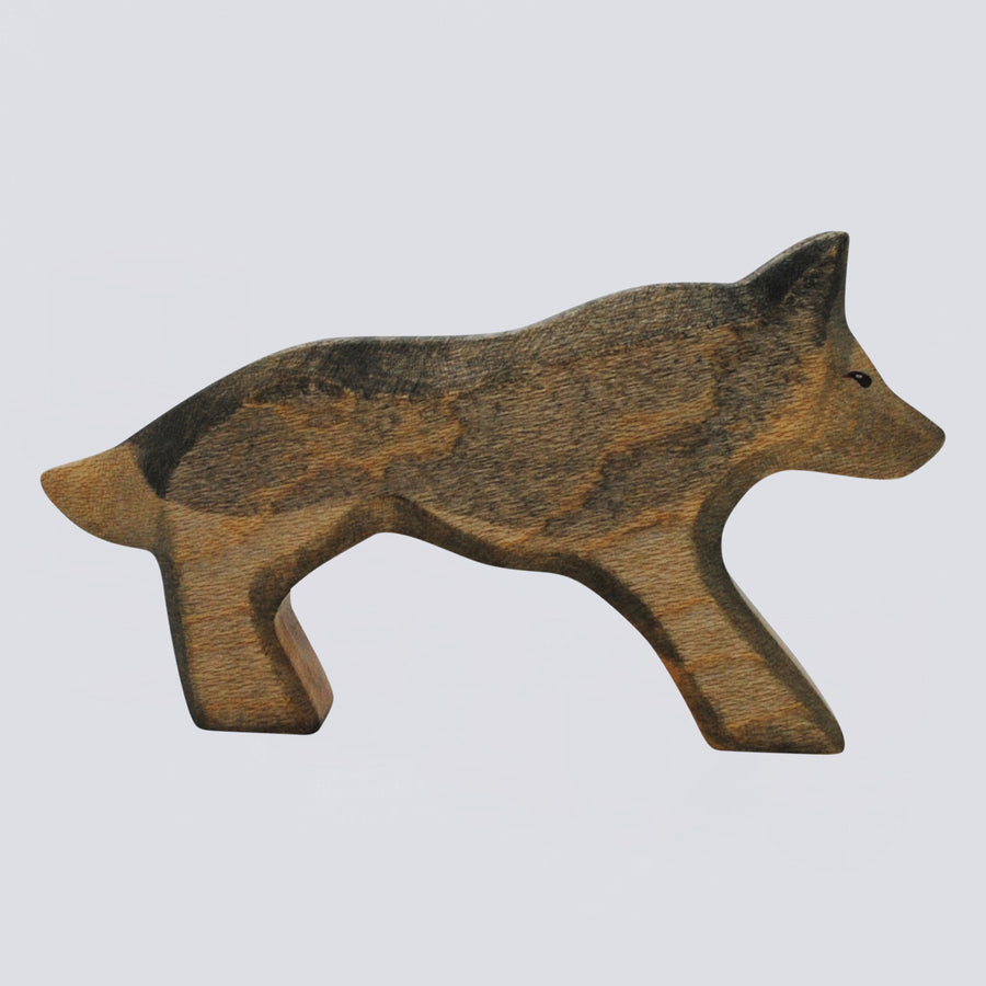 Holzwald Holzfigur Wolf