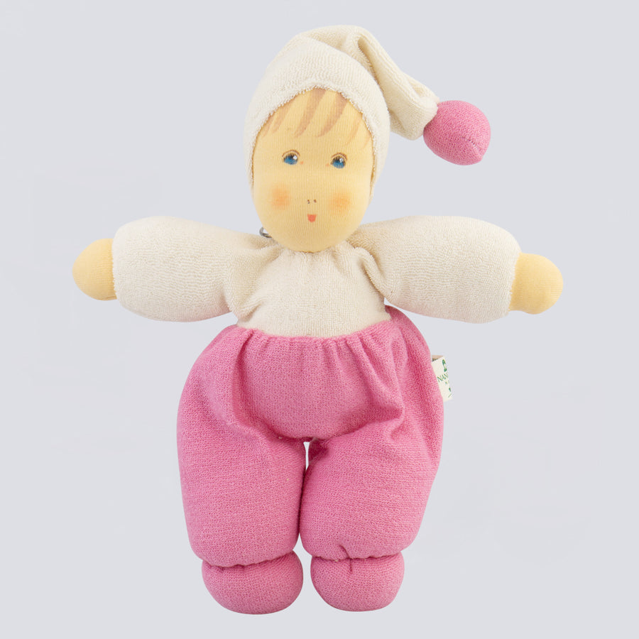 Nanchen Puppe Möpschen rosa natur - 26 cm
