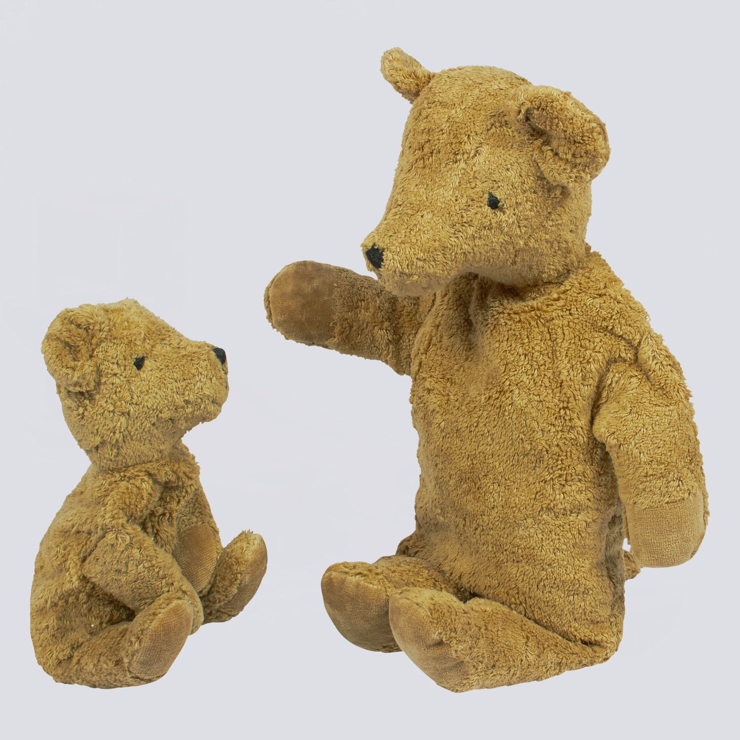 Kuscheltier Bär beige mit Traubenkern-Inlett