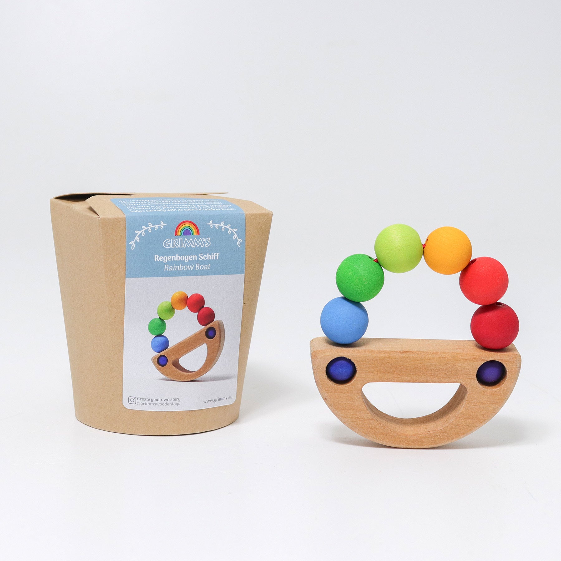 spielzeug bio Regenbogen Schiff von Grimm's Spiel und Holz Design · Bio Spielzeug