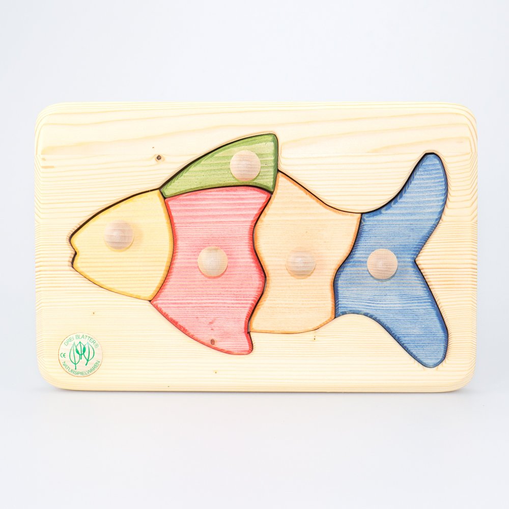 Holzpuzzle Fisch