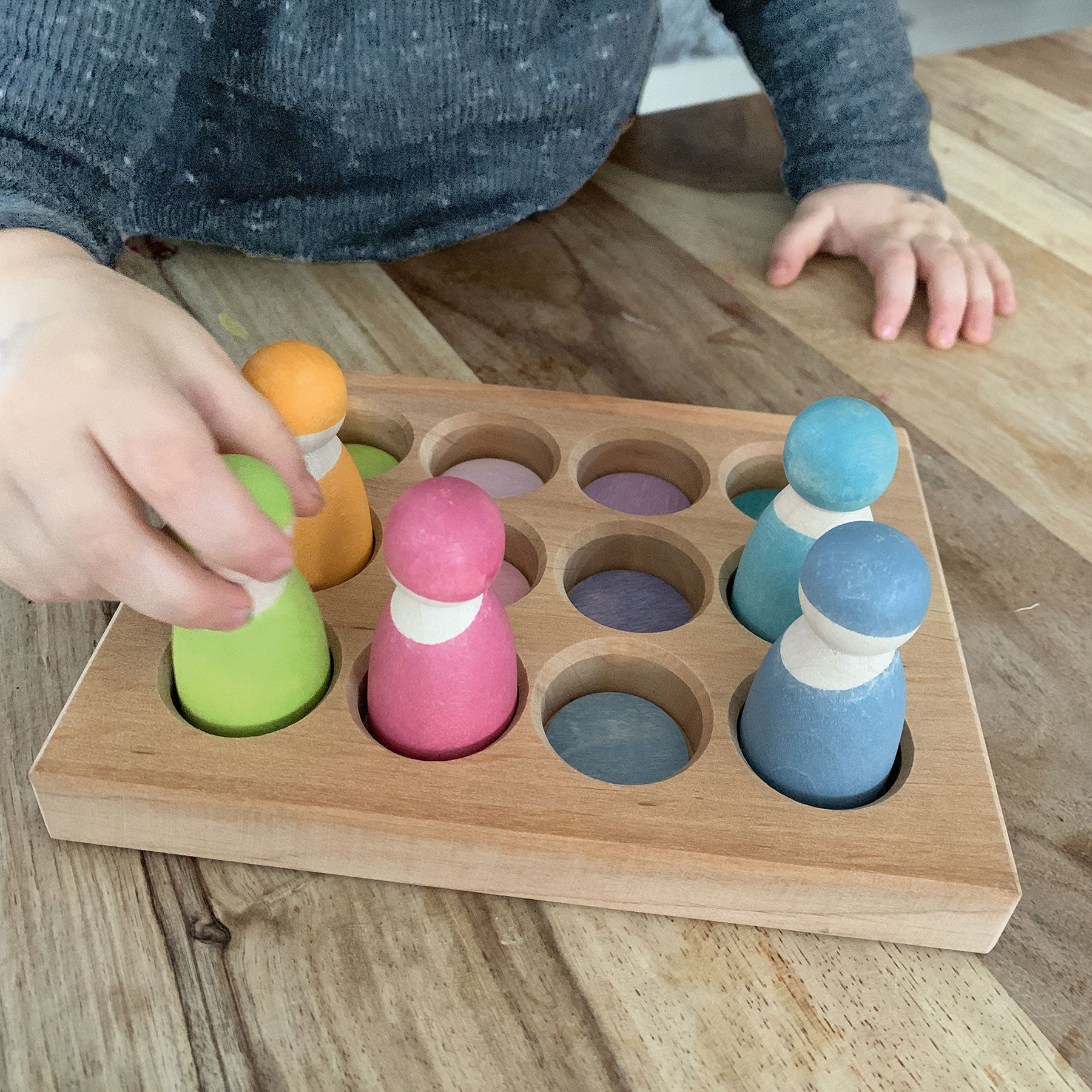 grimms spielzeug gebraucht Sortier-Brettchen Pastell von Grimm's Spiel und Holz Design · Bio Spielzeug