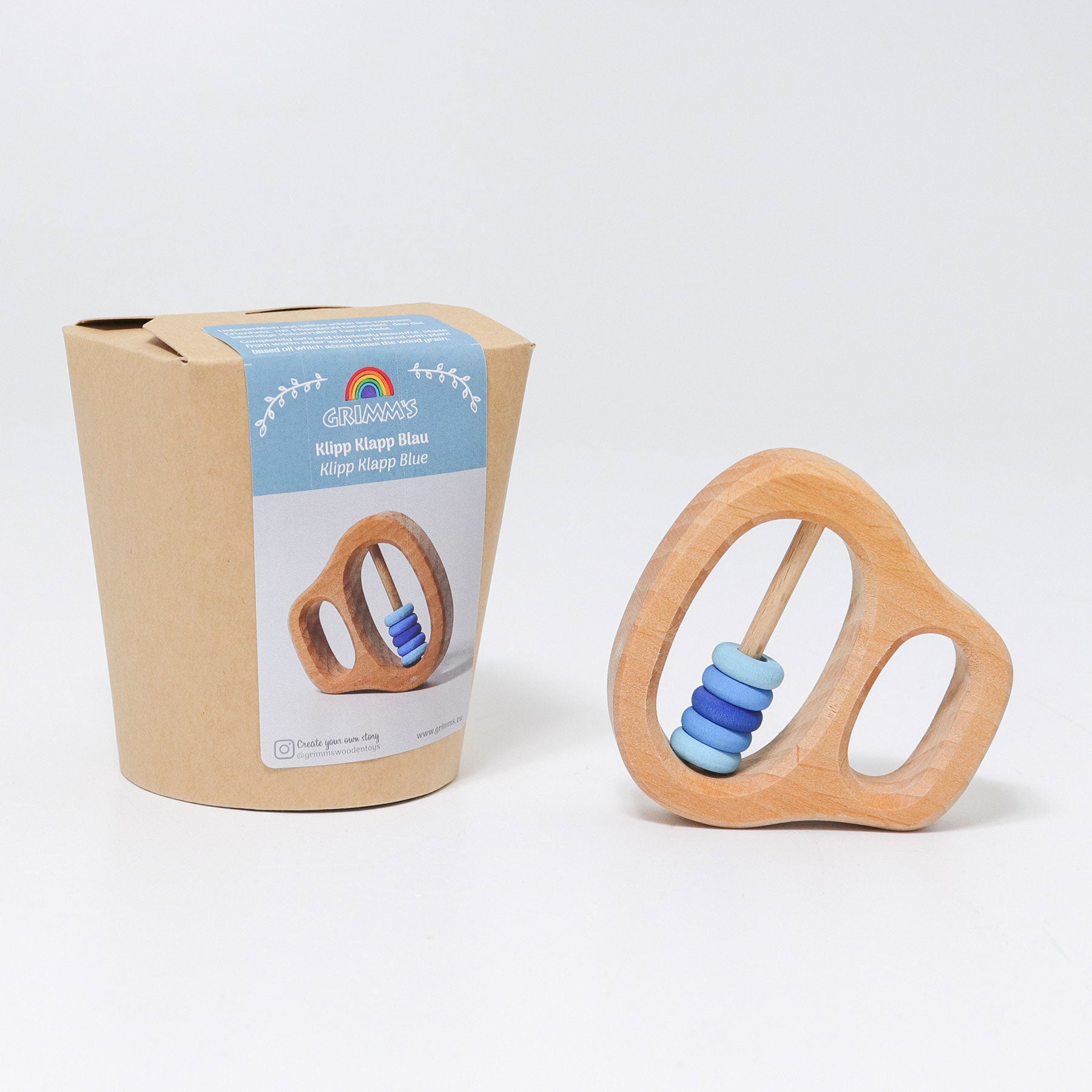 spielzeug bio Klipp Klapp Blau von Grimm's Spiel und Holz Design · Bio Spielzeug