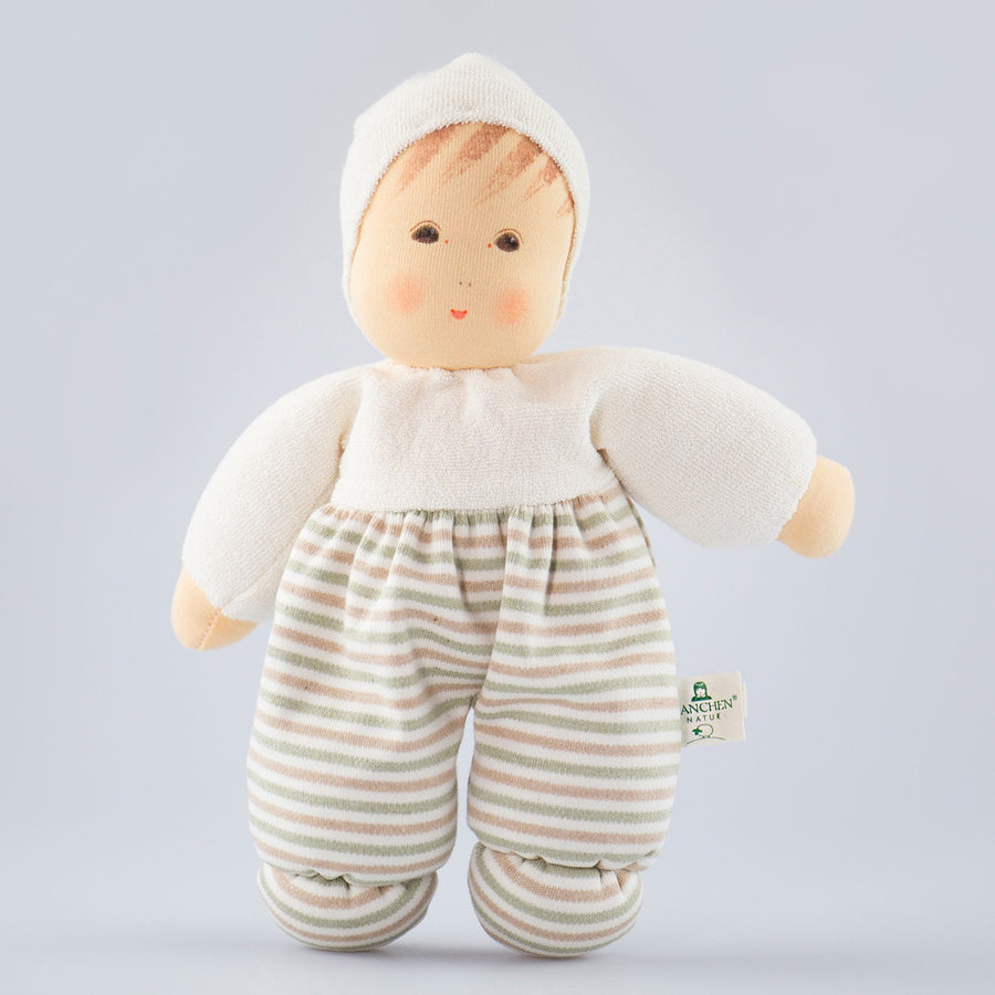Nanchen Puppe Möpschen natur - 26 cm