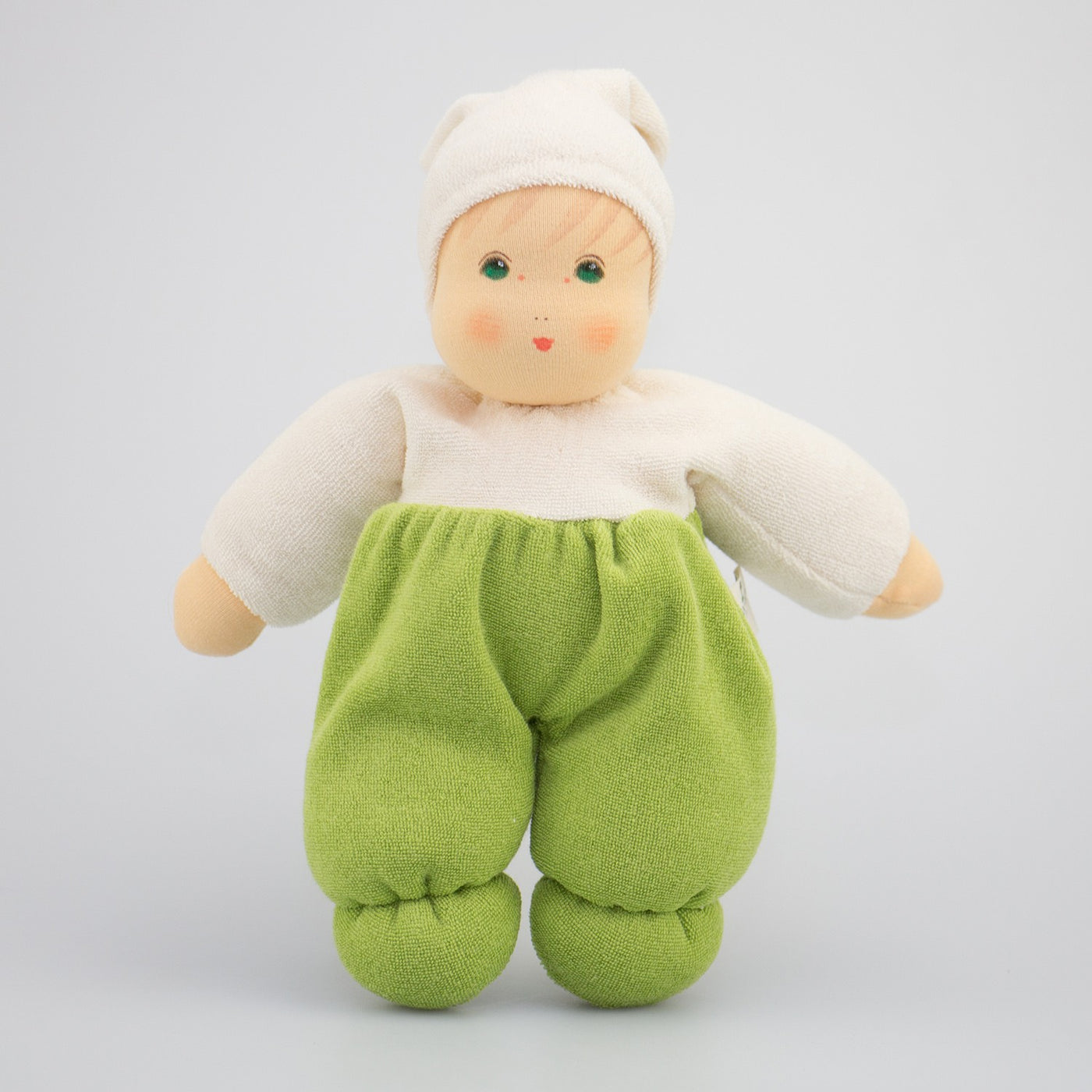 Nanchen Puppe Möpschen grün - 26 cm