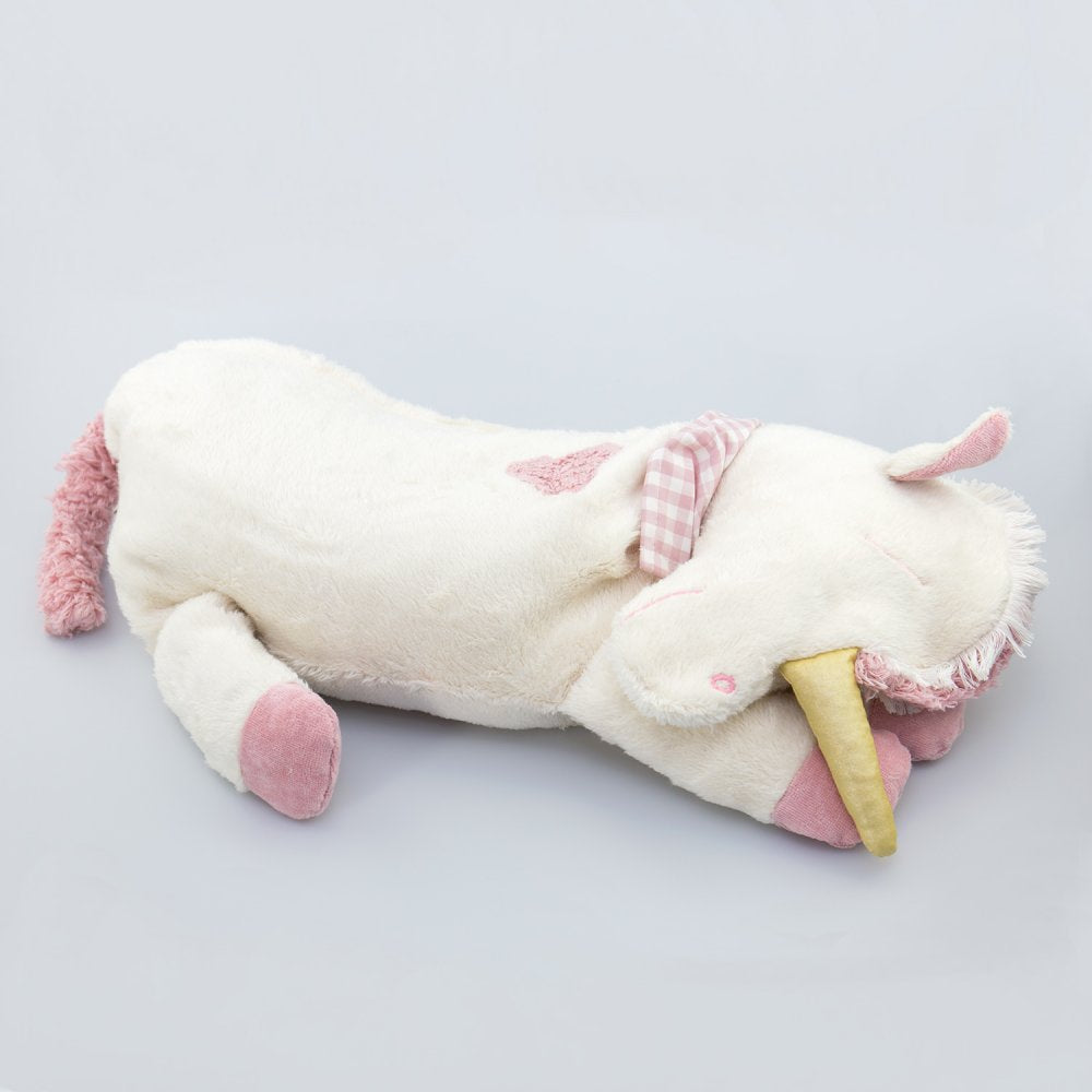 Kuscheltier großes Einhorn mit Hirse-Inlett