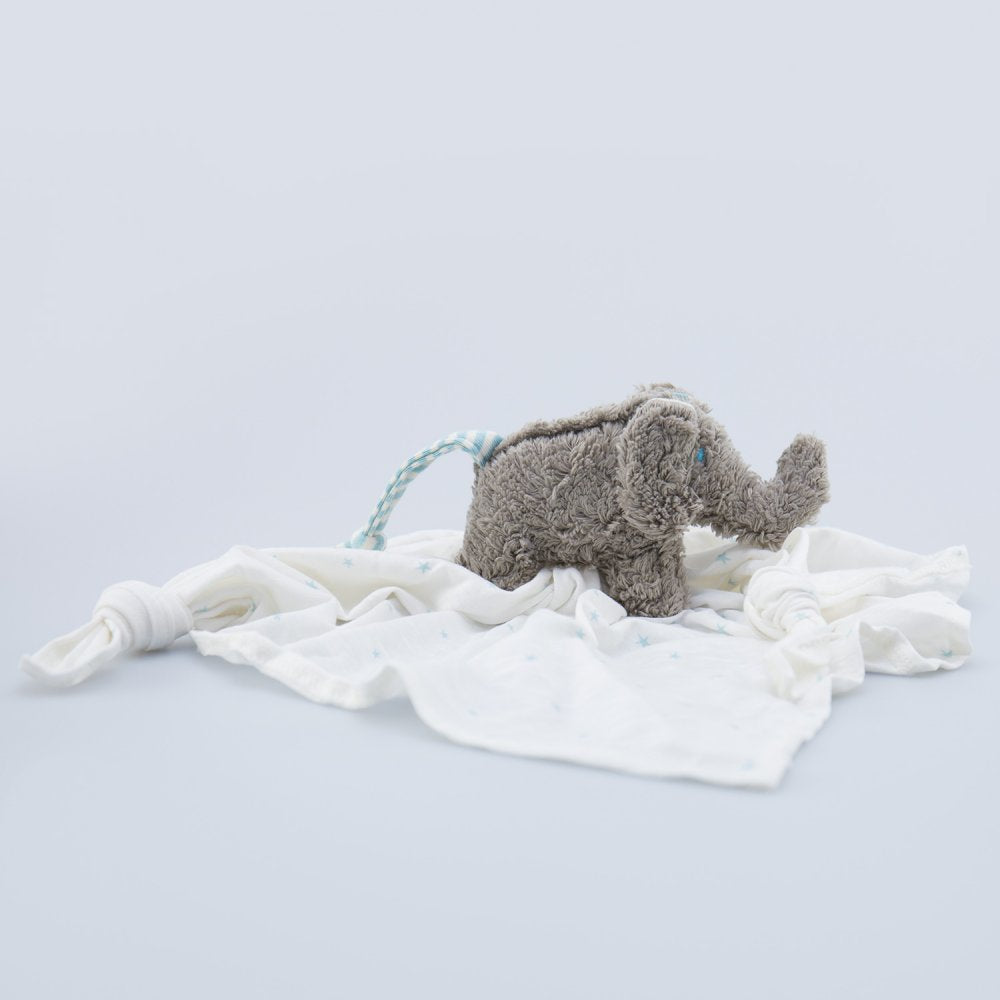 Schmusetuch Elefant blau