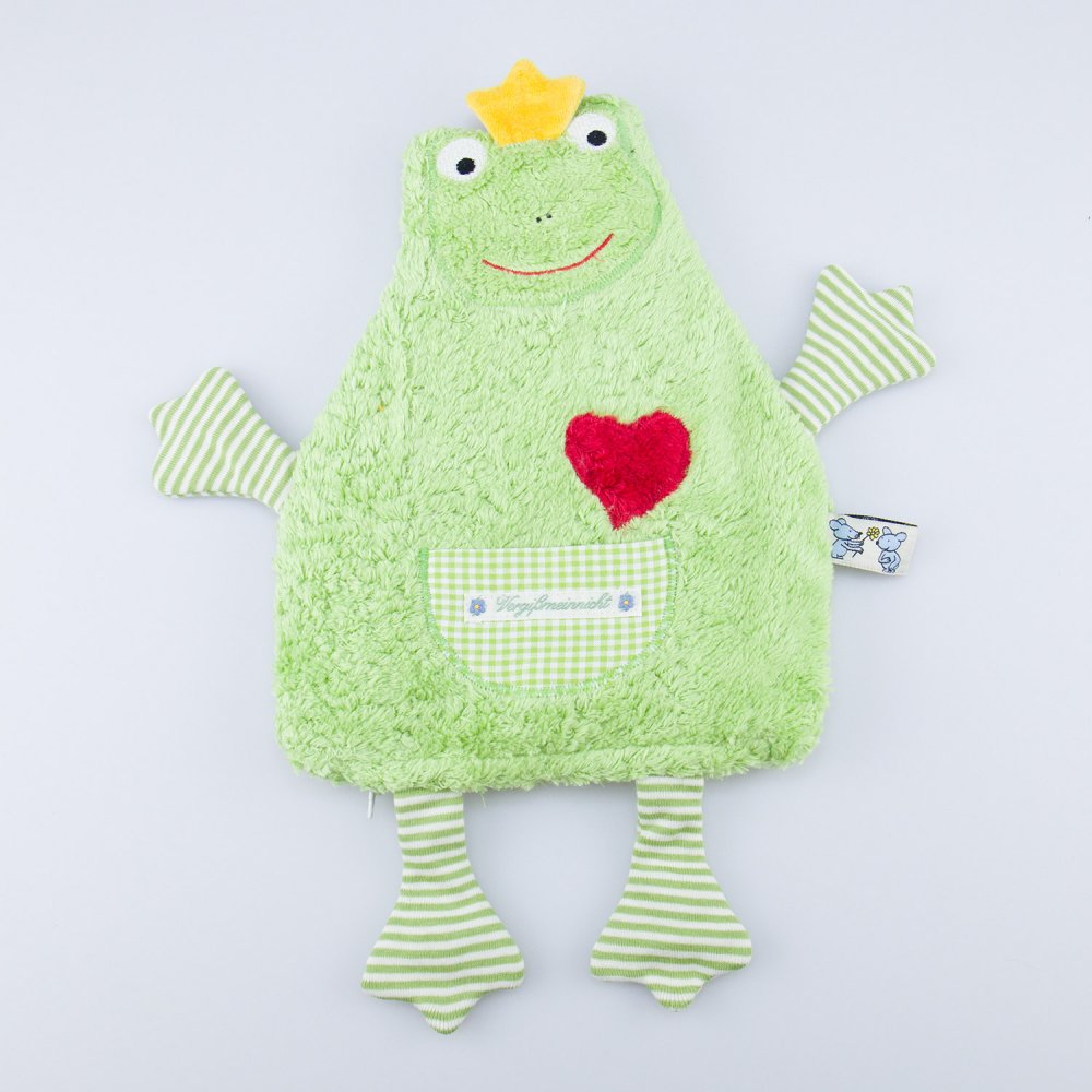 Wärmekissen Frosch - Kirschkern- oder Dinkel-Inlett