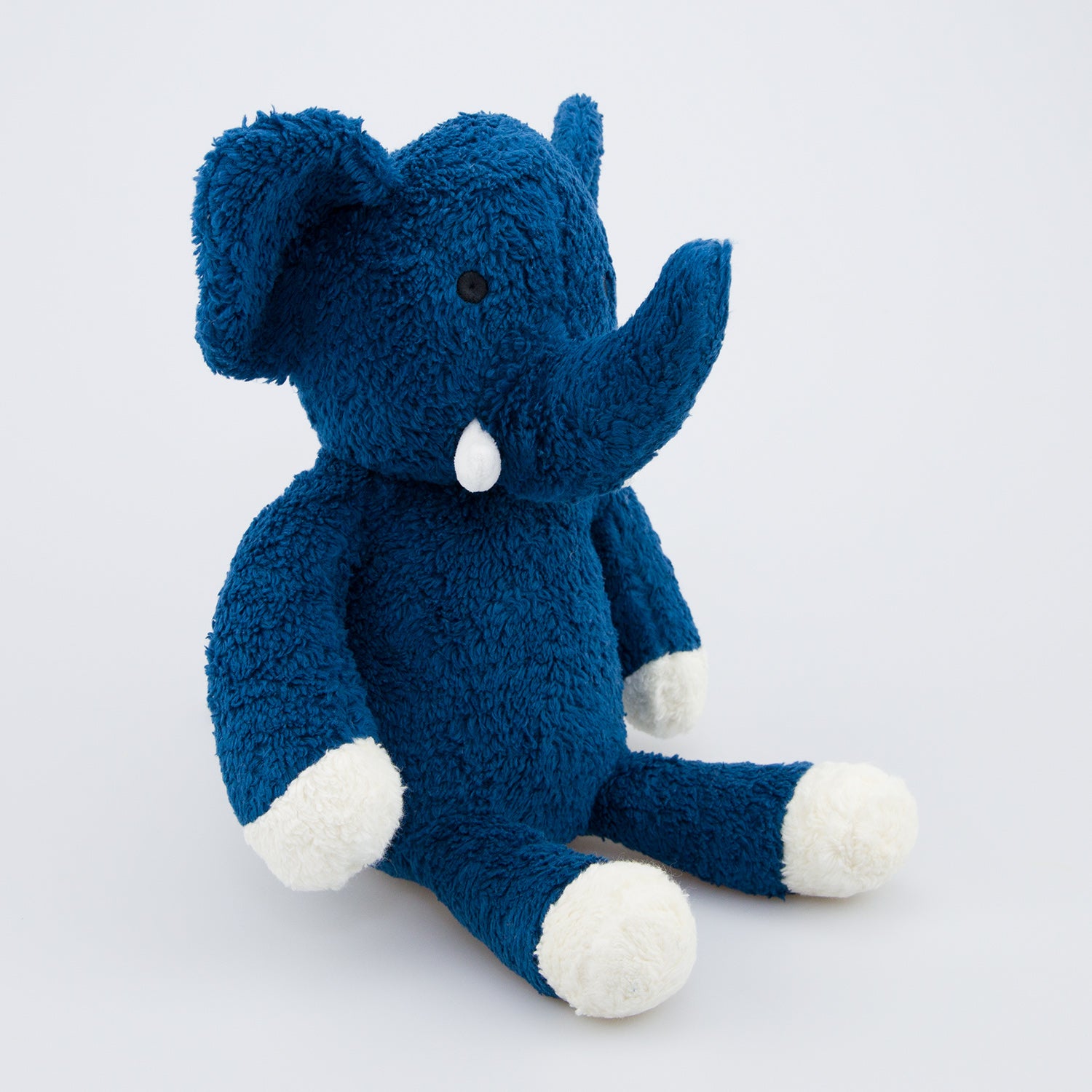 spielzeug elefant Kuscheltier Elefant groß blau von natureZOO · Bio Spielzeug