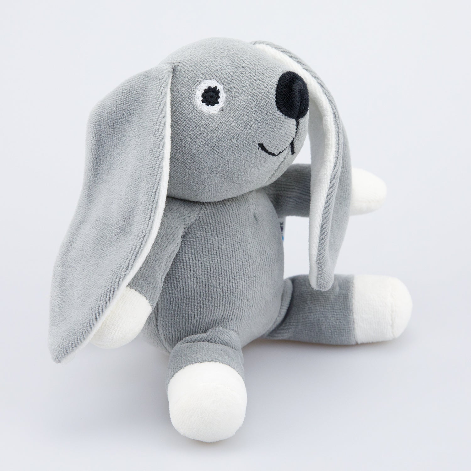 kleine hasen spielzeug Kuscheltier Hase klein grau - Bio-Nickistoff von natureZOO · Bio Spielzeug