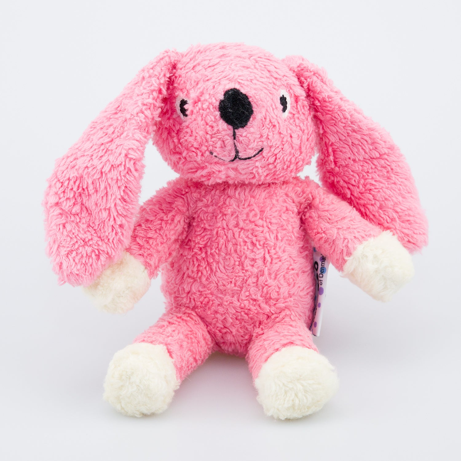 natureZOO Kuscheltier Hase klein rosa - Bio-Baumwollplüsch