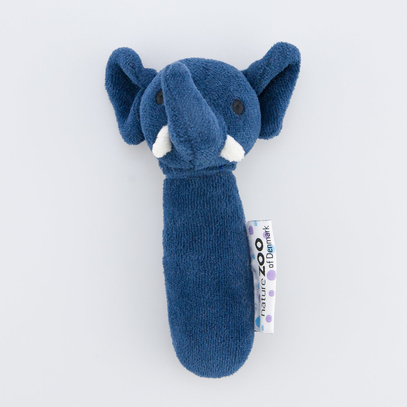 Rassel Elefant blau von natureZOO of Denmark · Bio Spielzeug
