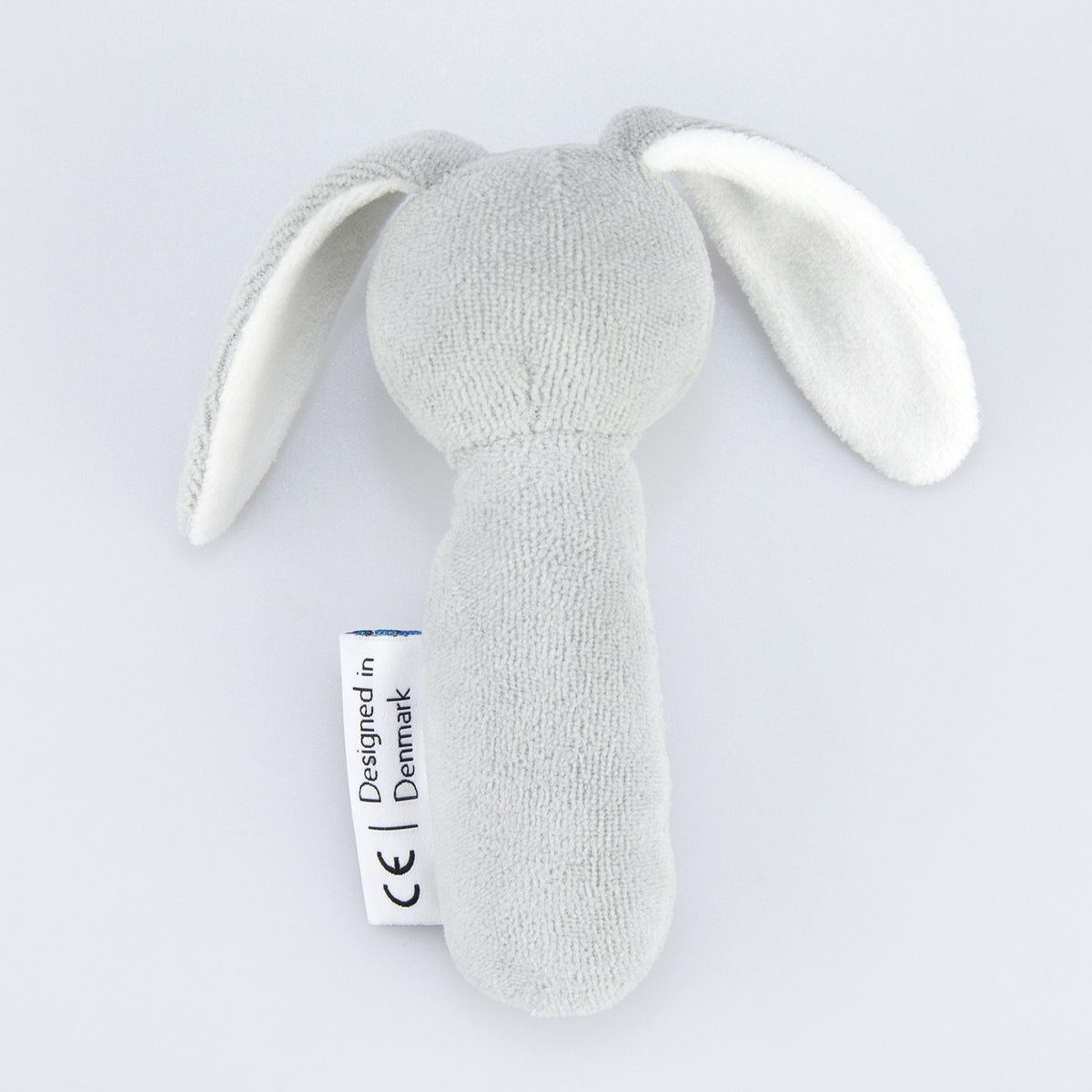 Rassel Hase grau von natureZOO of Denmark · Bio Spielzeug