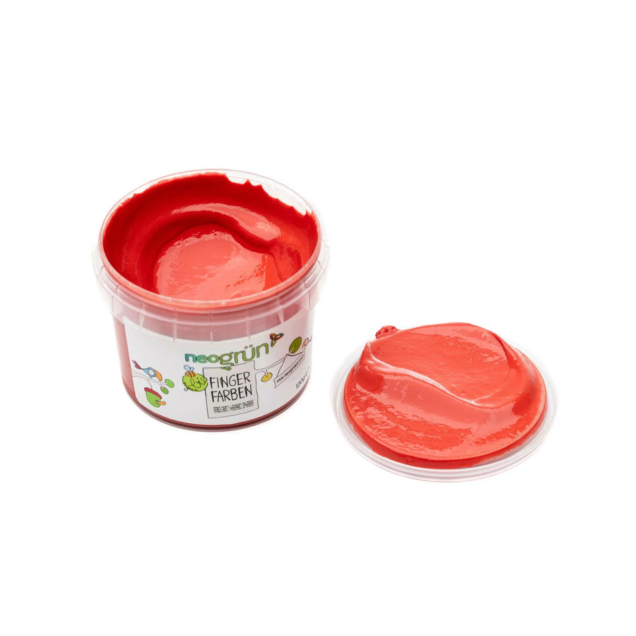 Fingerfarbe Rot